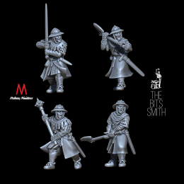 Men at Arms mit zweihand Waffen
